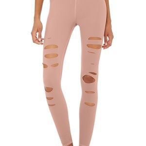 Alo High Waisted Ripped Warrior Legging